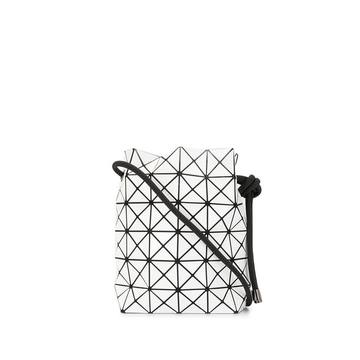 geometric patterned drawstring bag