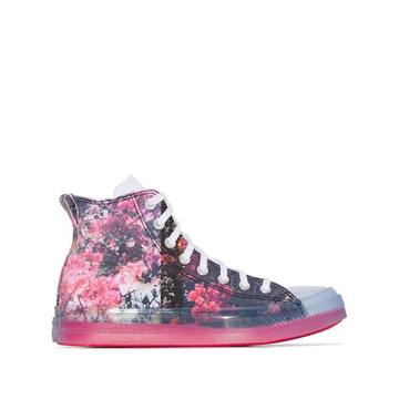 X Shaniqwa Jarvis pink Chuck 70 floral high top sneakers