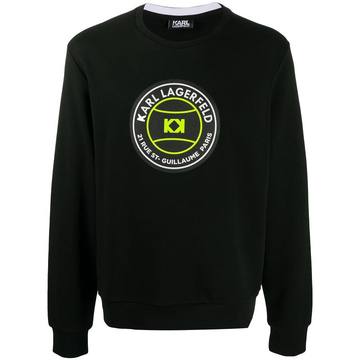 logo print sweatshirt