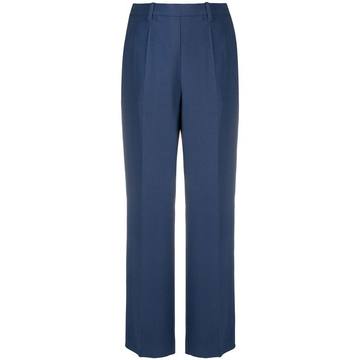 wide-leg tailored trousers