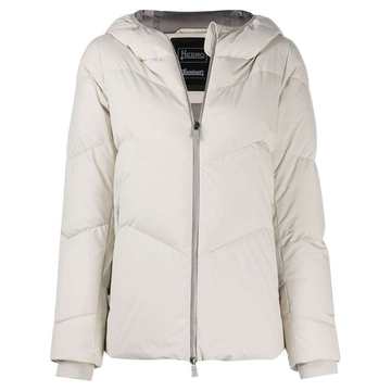 hooded puffer jacket