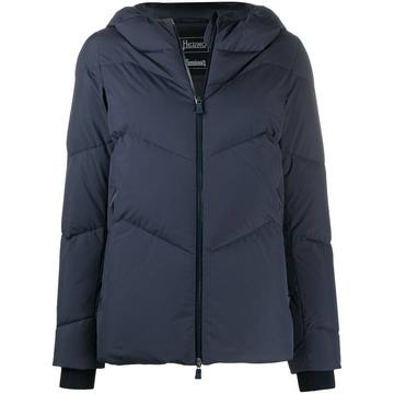 hooded puffer jacket