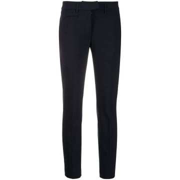 tailored slim-fit trousers