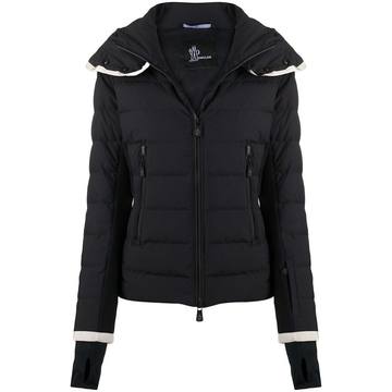 hooded puffer jacket