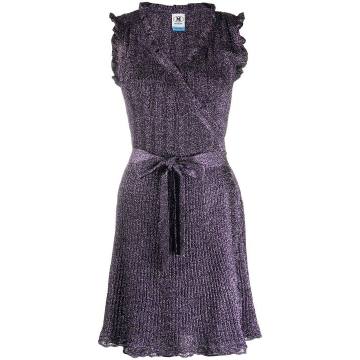 knitted wrap dress