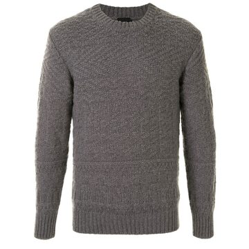 crew neck chunky knit jumper