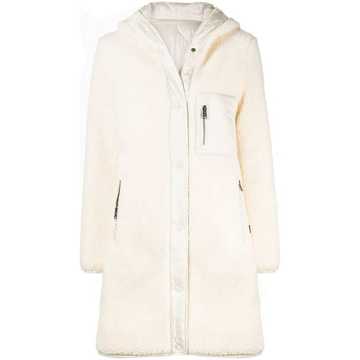 padded shearling coat