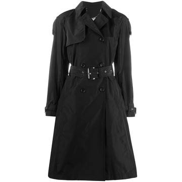 double-breasted trench coat