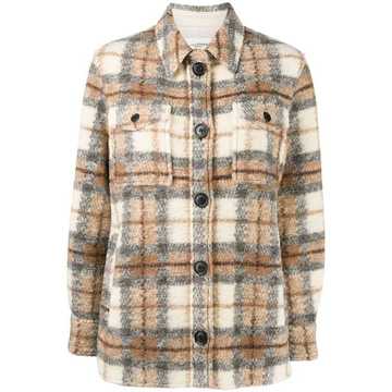 Gastoni checked shirt jacket