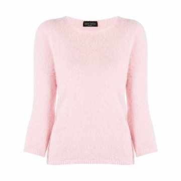 long-sleeved fine knit sweater