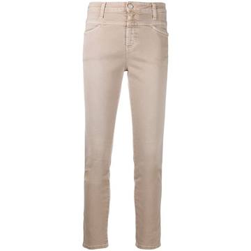 mid-rise skinny jeans