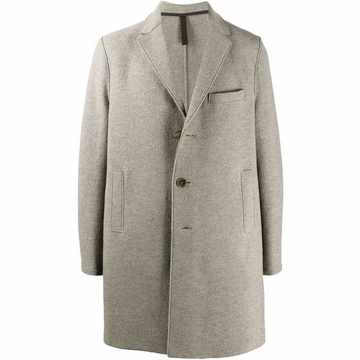 single-breasted wool coat