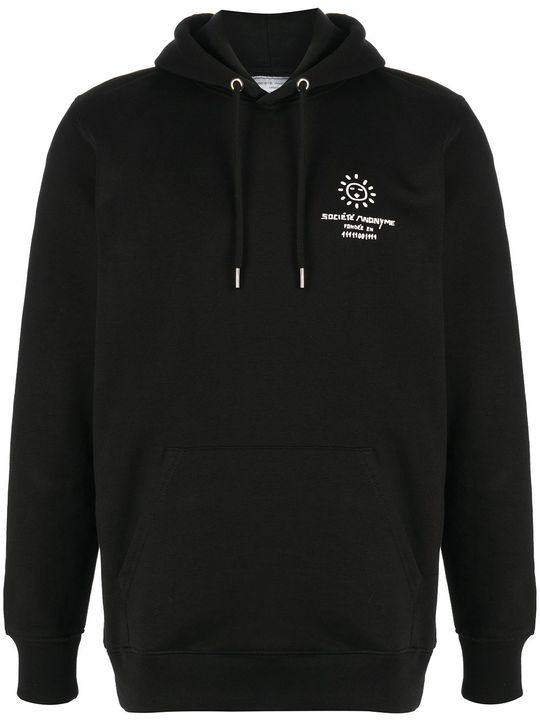 logo organic cotton hoodie展示图