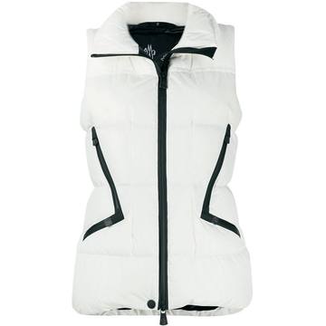 quilted high-neck gilet