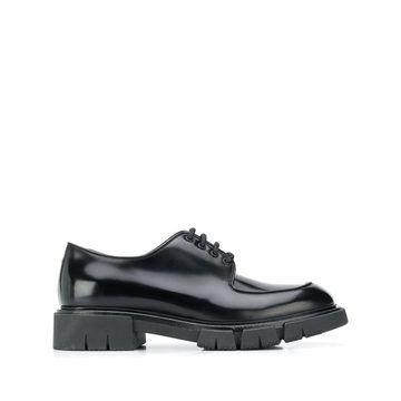 ridged sole lace-up shoes