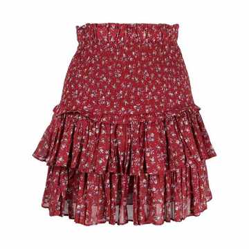 Naomi floral-print skirt