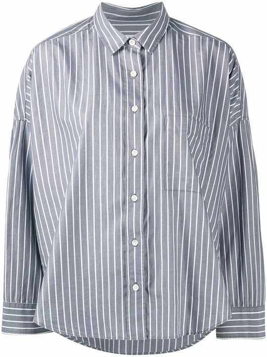 striped cotton shirt展示图