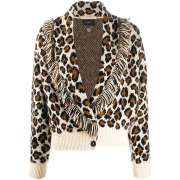 leopard print cardigan