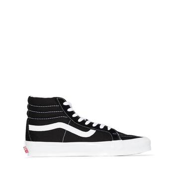 Black UA OG SK8-Hi LX high top suede sneakers