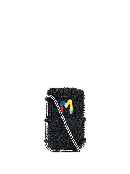 embroidered M crossbody bag展示图