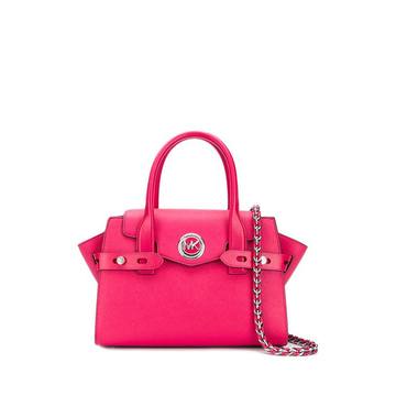 Carmen saffiano belted satchel