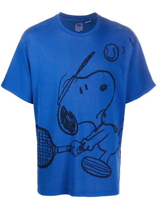 x Peanuts printed cotton T-shirt展示图