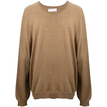 oversized long-sleeve jumper