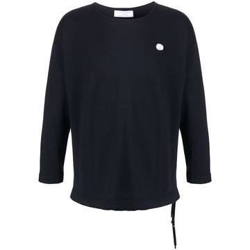 logo embroidered jumper