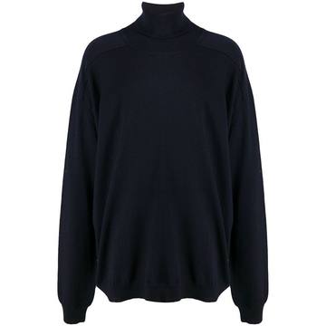 oversized roll-neck jumper