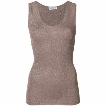 slim fit glitter vest top