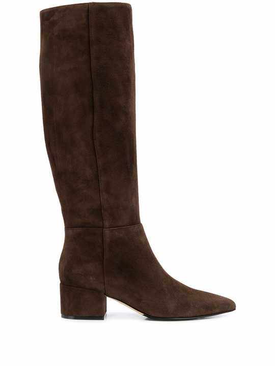 suede knee-high boots展示图