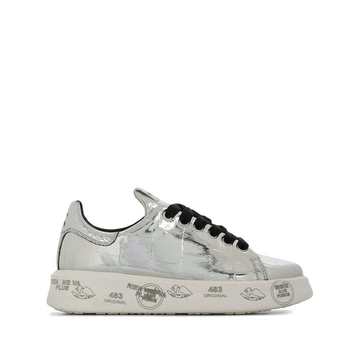 Belle metallic-print sneakers