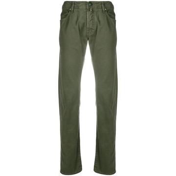 slim-fit trousers