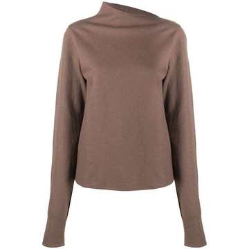 drape neck jumper