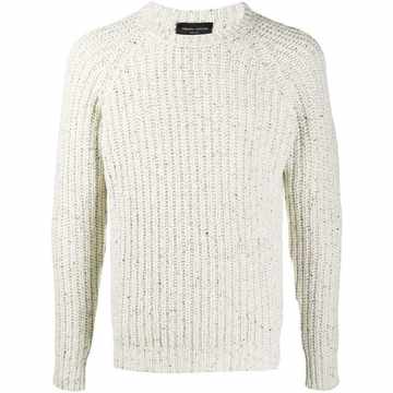 ribbed-knit jumper