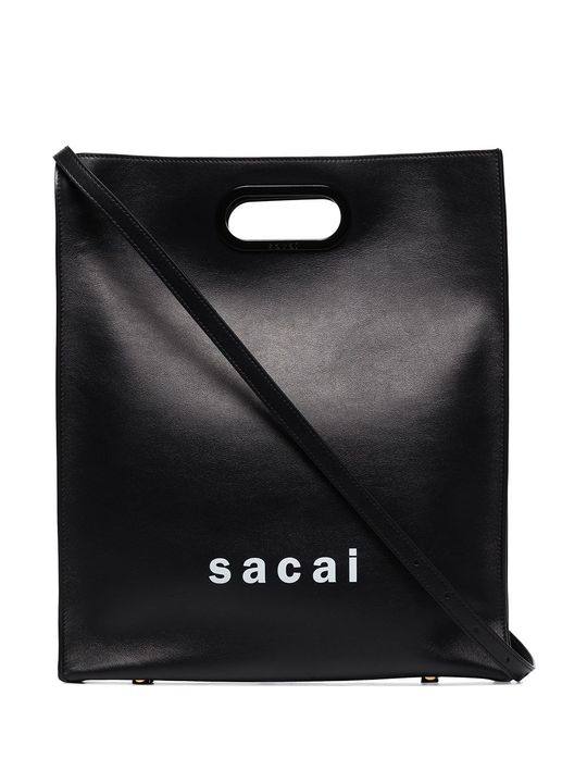 SACAI NW SHPPR MED LTHR BG展示图