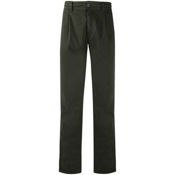 mid-rise straight-leg trousers