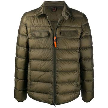 multi-pocket puffer jacket