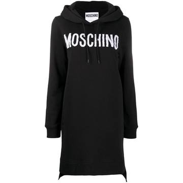 logo hoodie dress