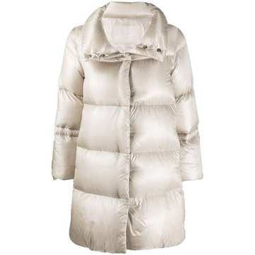 A-line padded short coat