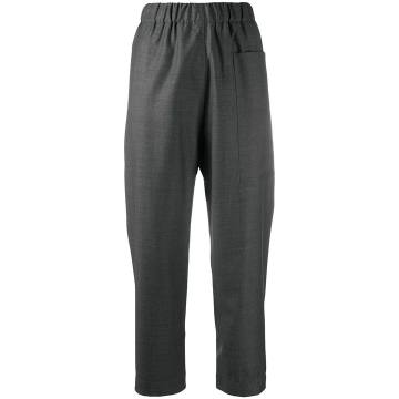 Punch side pocket straight-leg trousers