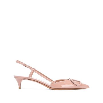 VLOGO 40mm slingback pumps