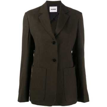 tailored wool blazer jacket