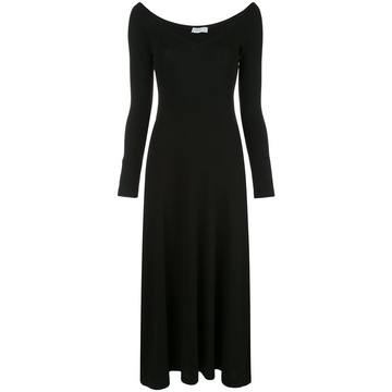 open V-neck dress