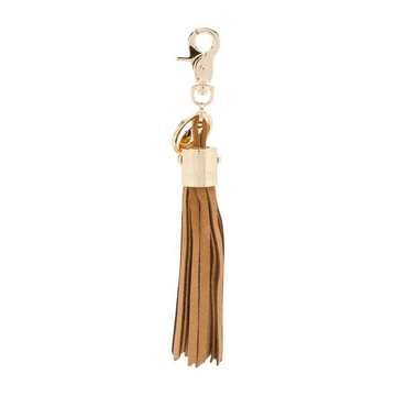 branded tassel keyring