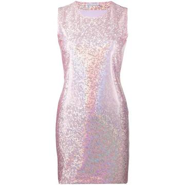 Vision iridescent mini dress