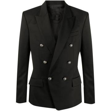 wool double-breasted blazer