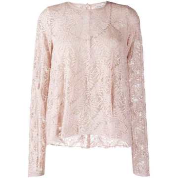 layered lace blouse