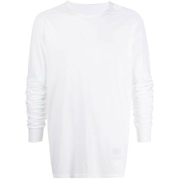 displaced-seam long sleeved T-shirt