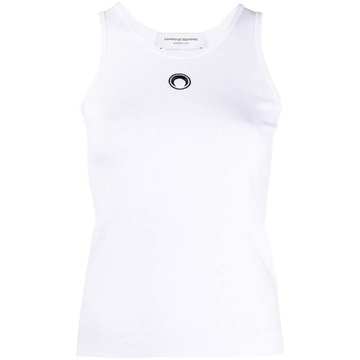 moon-detail tank top